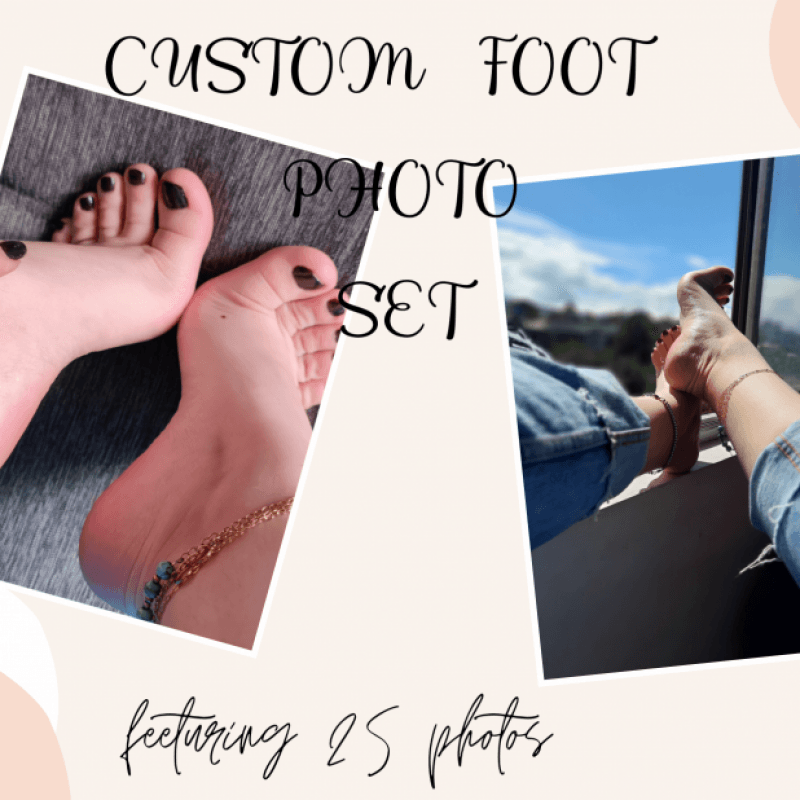 CUSTOM FOOT PHOTO SET