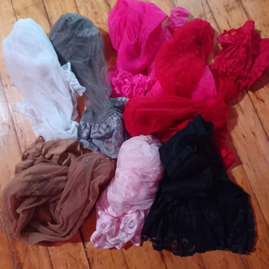 1 Pair of Any Colored Nylon Thigh Highs