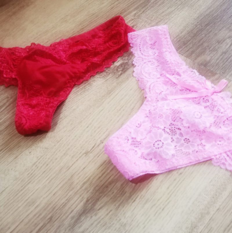 Cum soaked panties