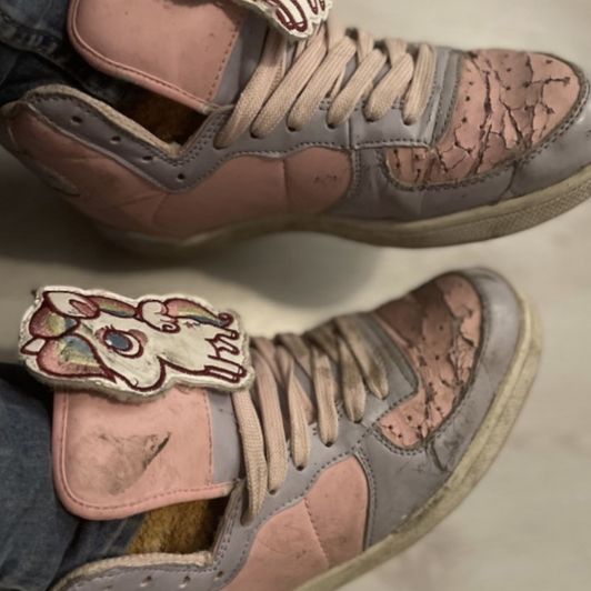 Well worn Dirty kawaii sneakers