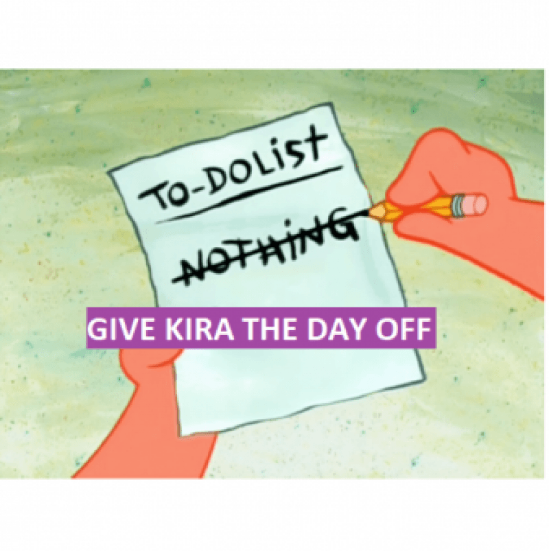 GIVE ME THE DAY OFF