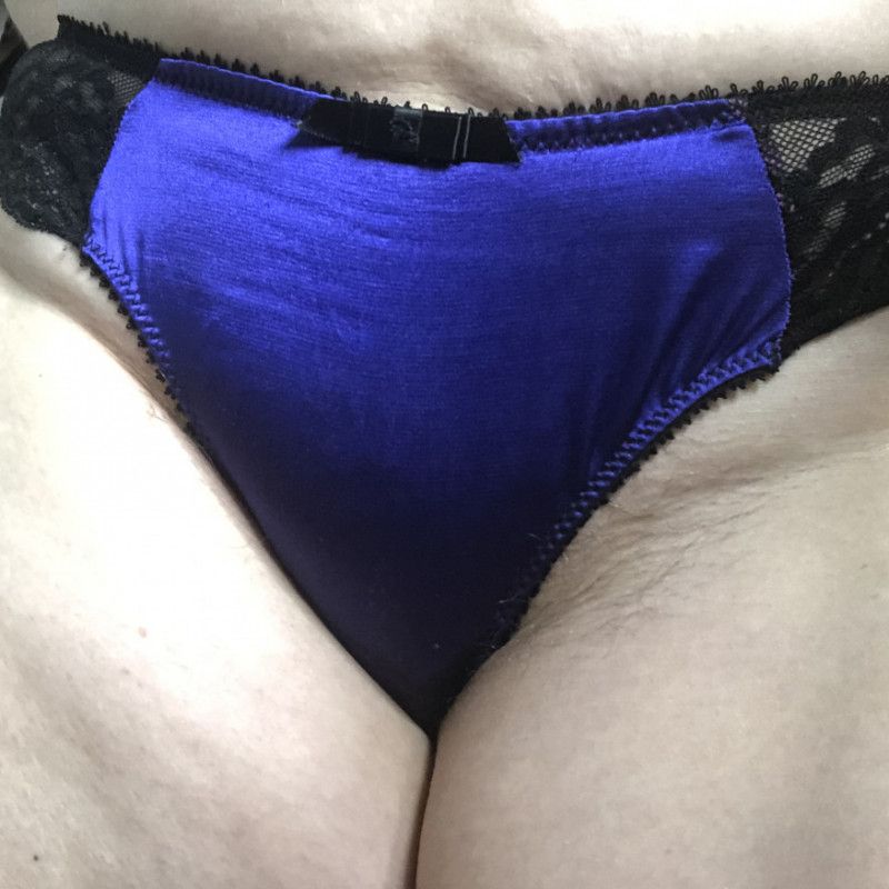 purple thongs