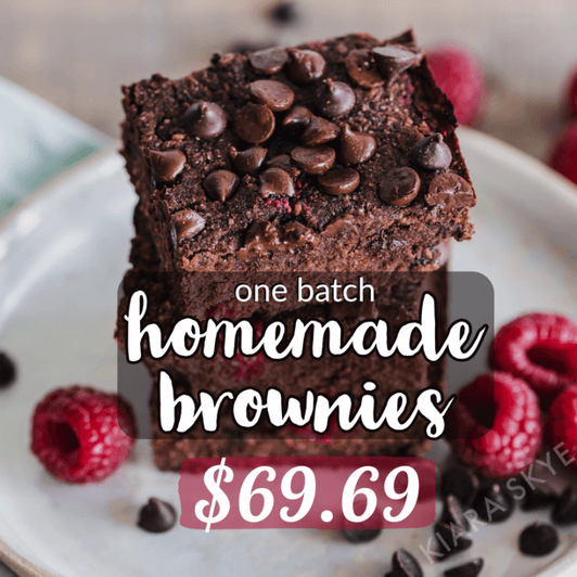One Batch Homemade Brownies