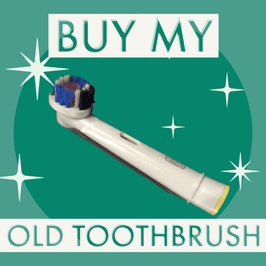 Old Used Toothbrush