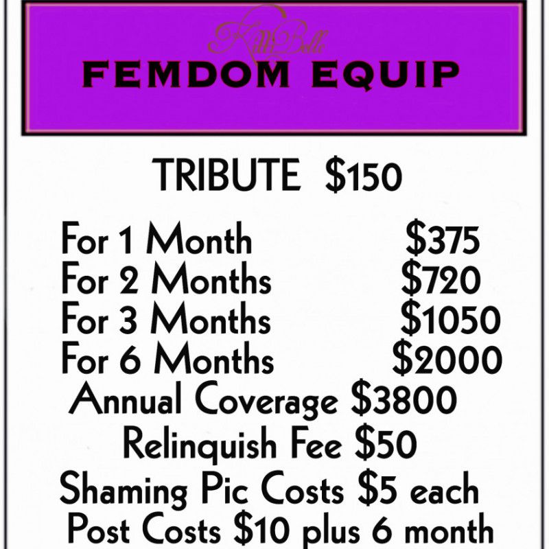 FEMDOM Equipment