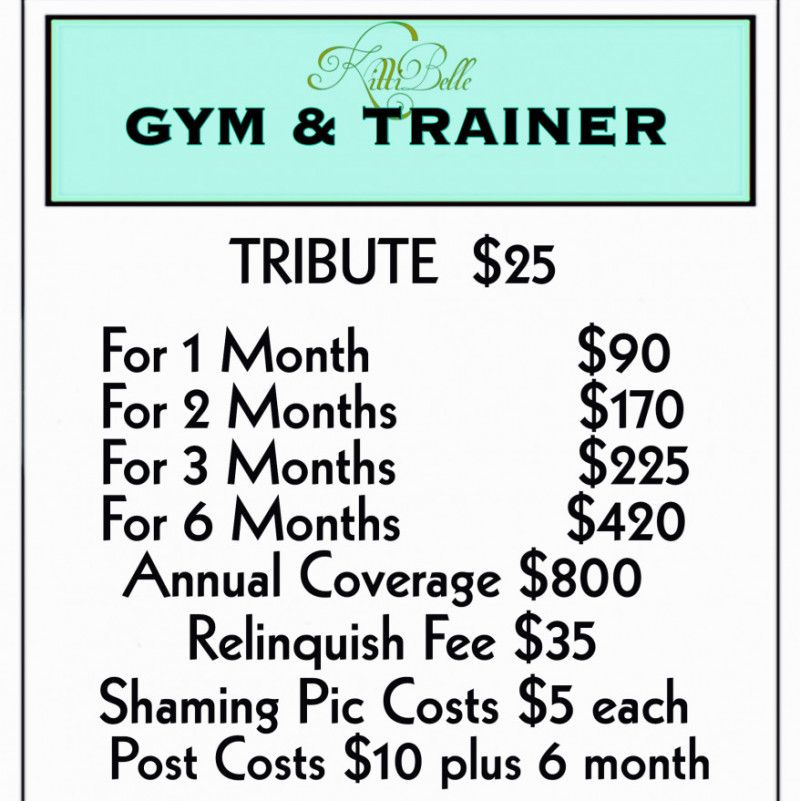 Gym Membership Bill