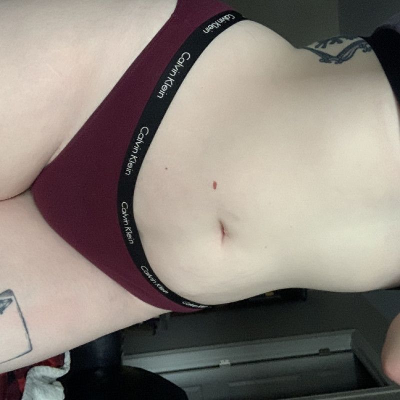 Maroon Calvin Klein Panties