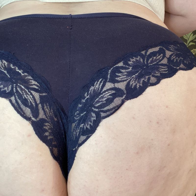 Navy Cheeky Panty