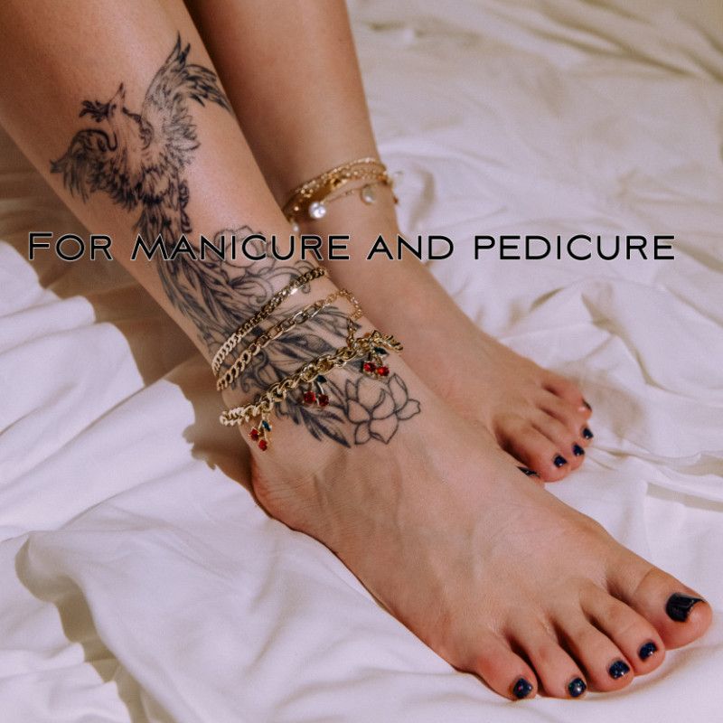 For manicure and pedicure