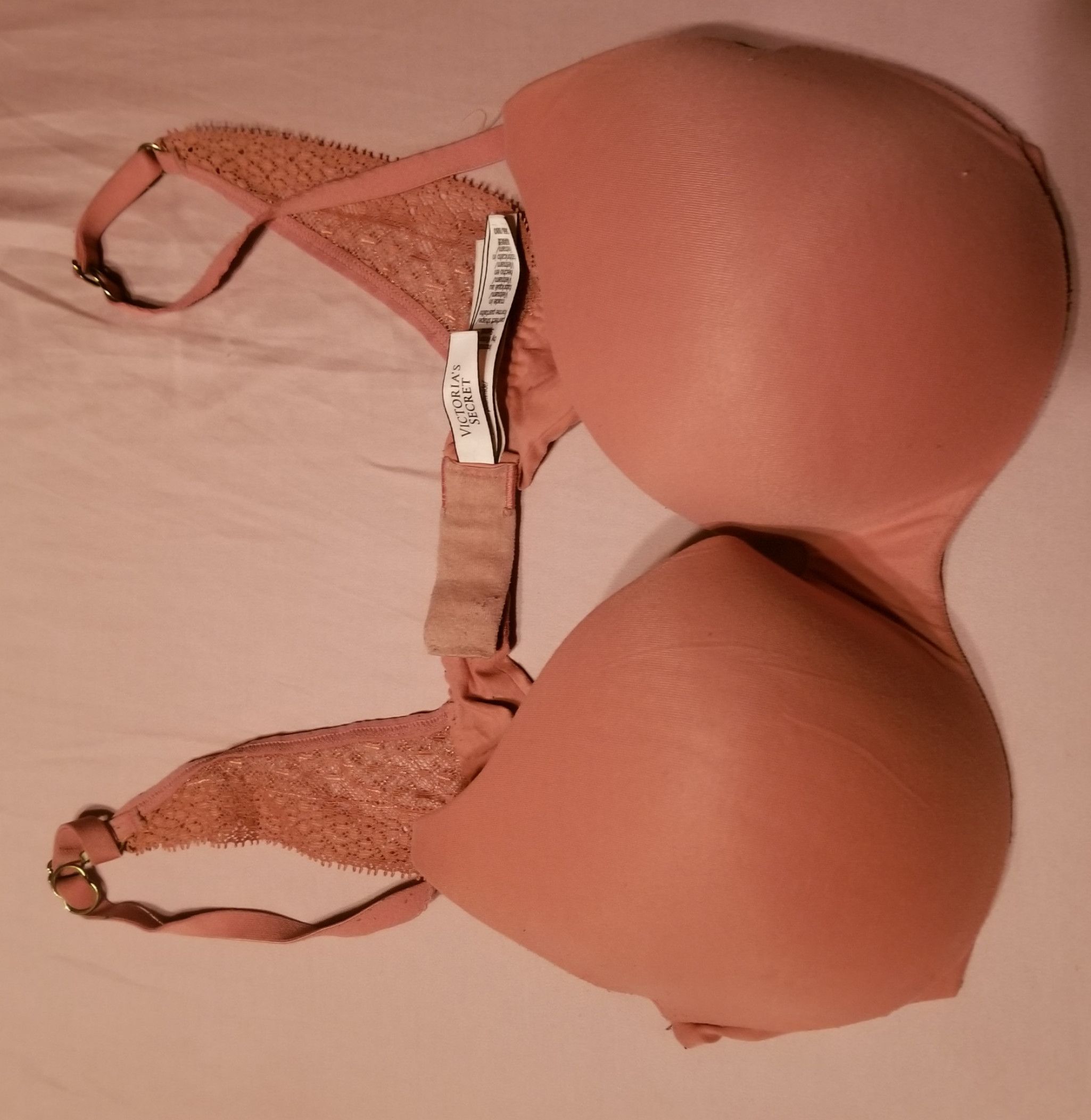 Victorias secret Bra Peach mesh back