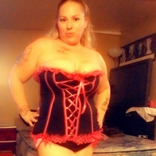 Pink and Black Corset Pic and Clip Set