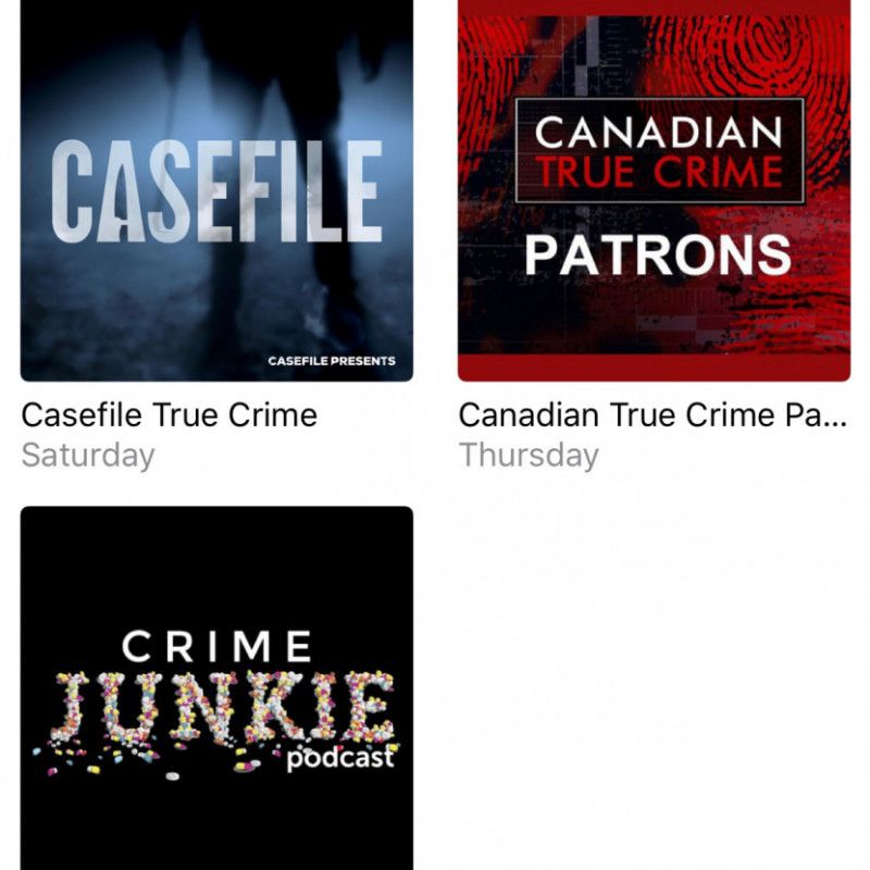 Pay for my true crime podcasts