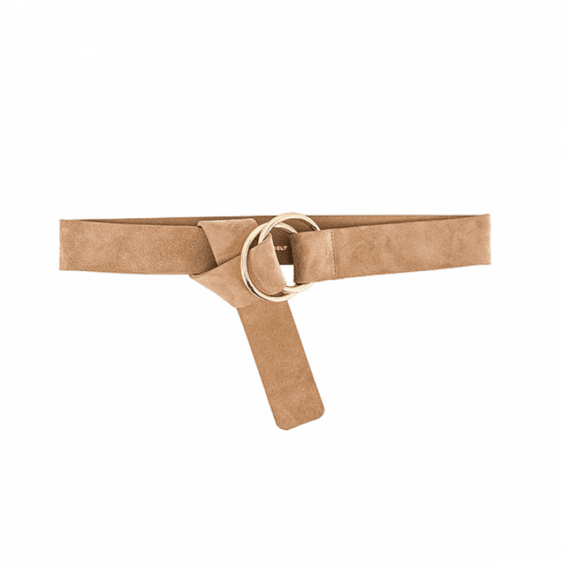 Suede belt