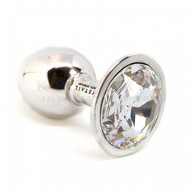 925 Sterling Silver Butt Plug Clear