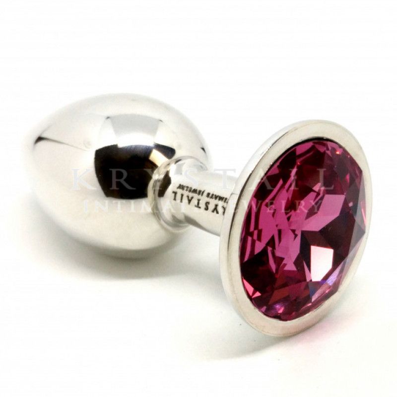 925 Sterling Silver Butt Plug Rose