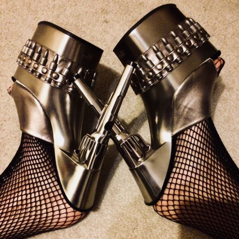 One of a kind Bond Girl shoes