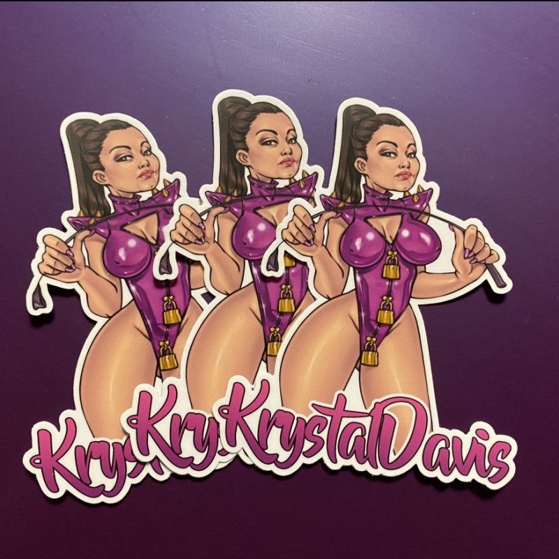 Krystal Davis Dominatrix Sticker