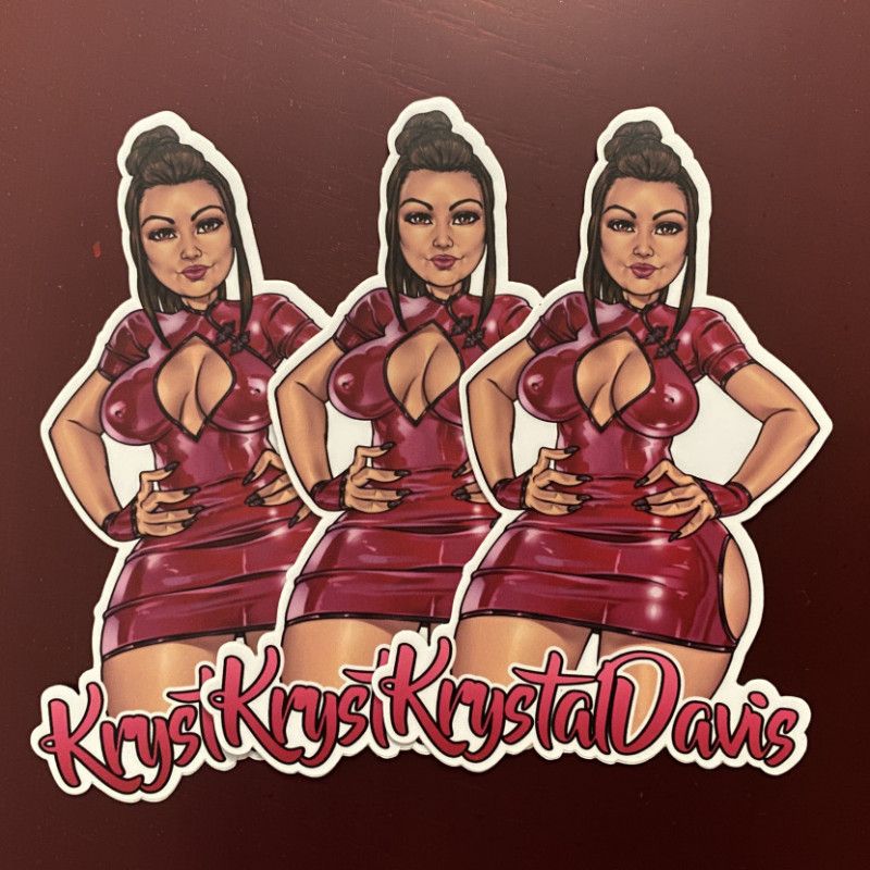 Krystal Davis Asian Sticker