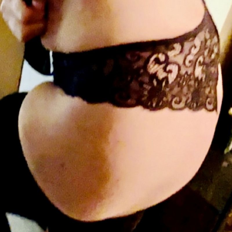 SEXY BLACK LACE PANTIES