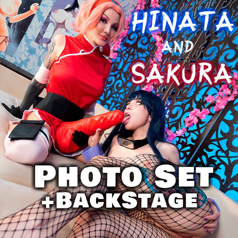 Hinata and Sakura Photo Set  and BackStage Photo