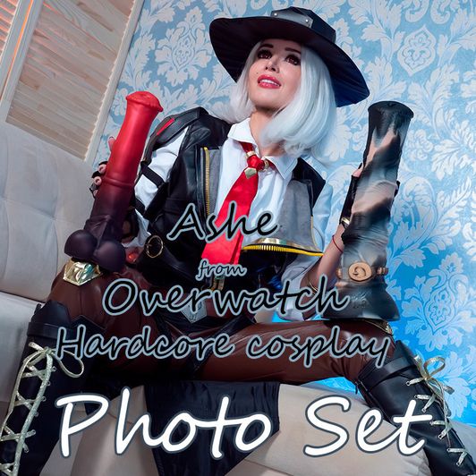 Ashe from Overwatch Hardcore cosplay Photo Set