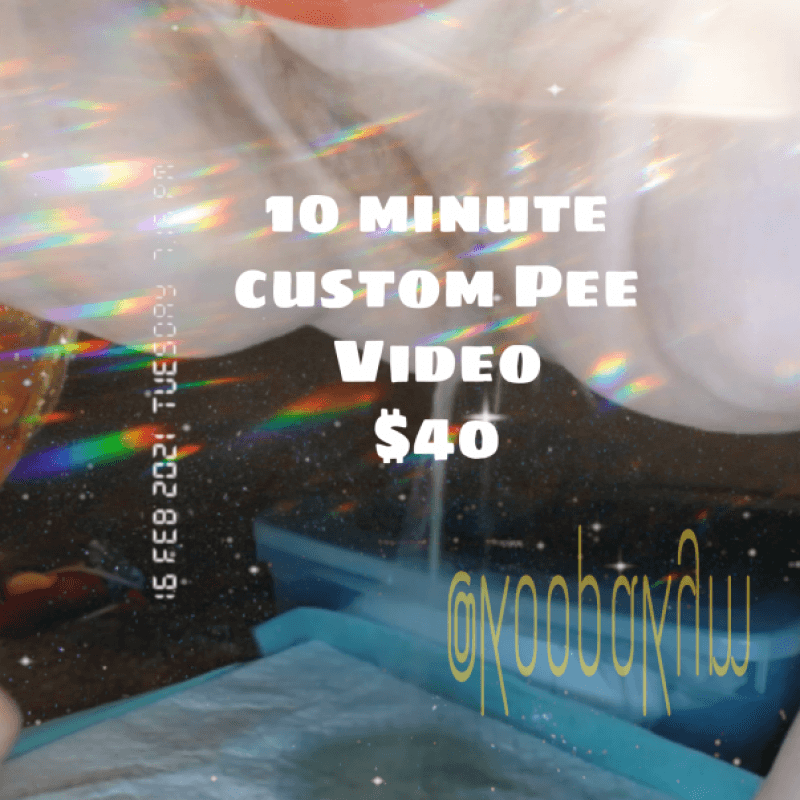 Custom Pee Video