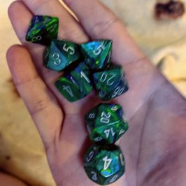 Pussy Dipped Gamer Dice Polyhedral Die