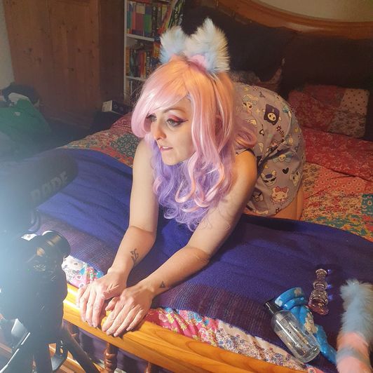 Behind the scenes photos from my Egirl Solo Video