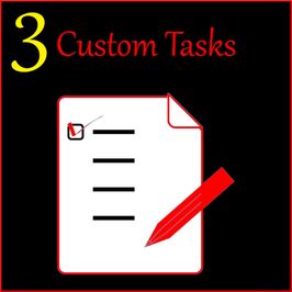 3 CUSTOM TASKS