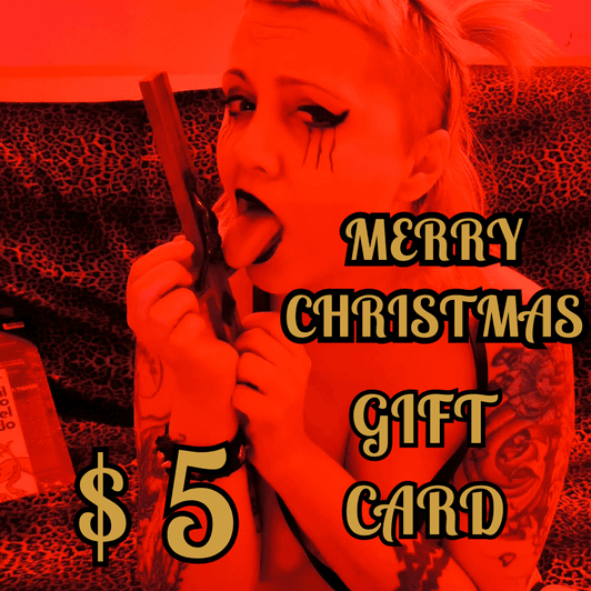 Merry Christmas Gift card 5 USD
