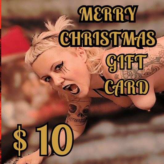 Merry Christmas Gift Card 10 USD