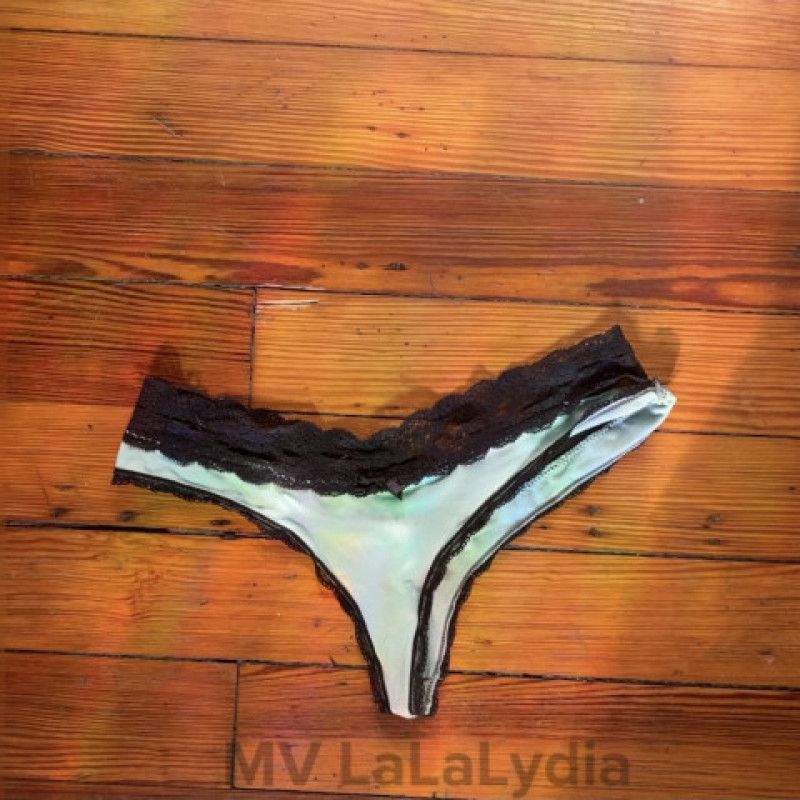 Light Blue Lacy Thong