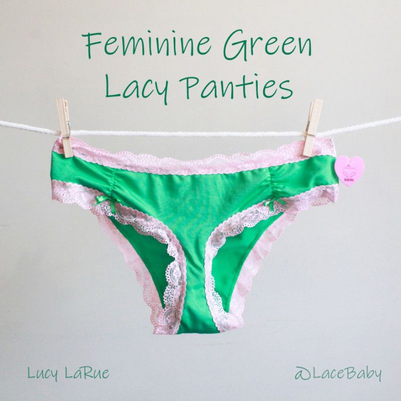 Feminine Green Lacy Panties