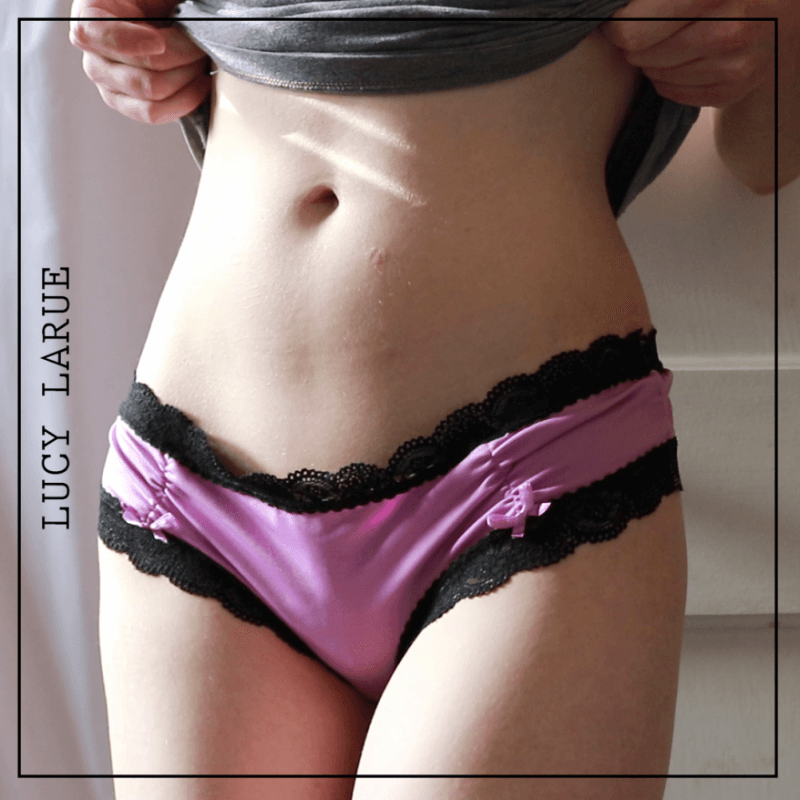 Purple Feminine Lacy Panties