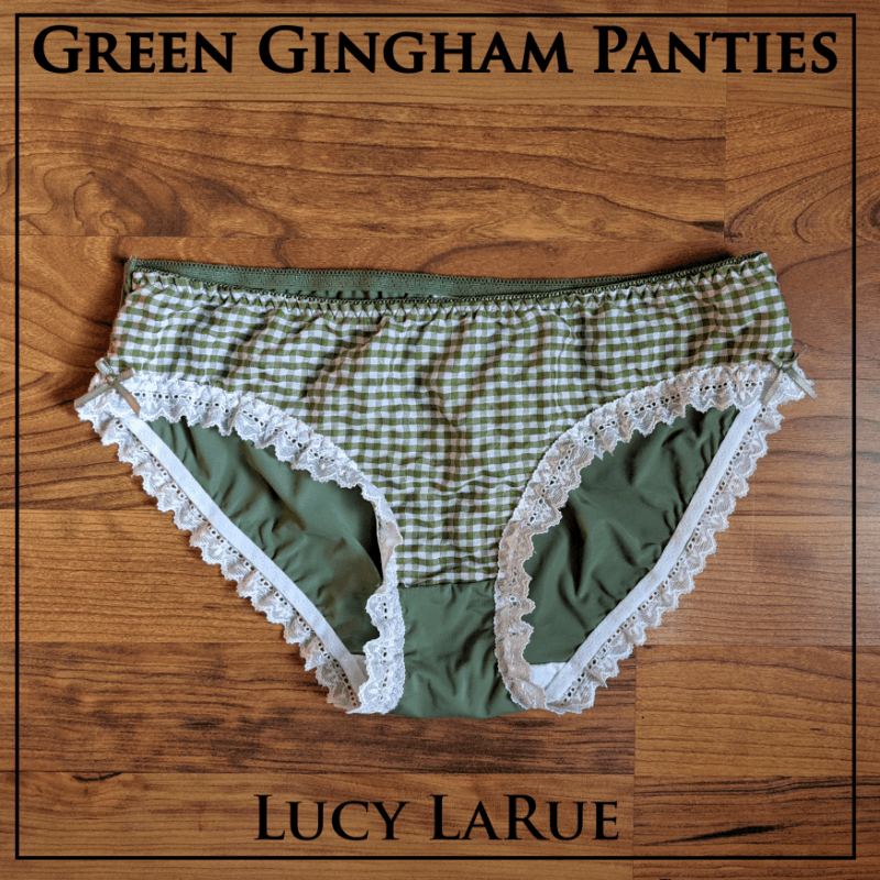 Green Gingham Panties