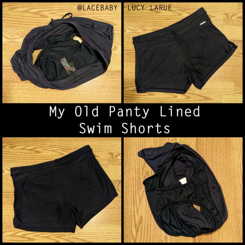 My Old Panty Lined Swim Shorts