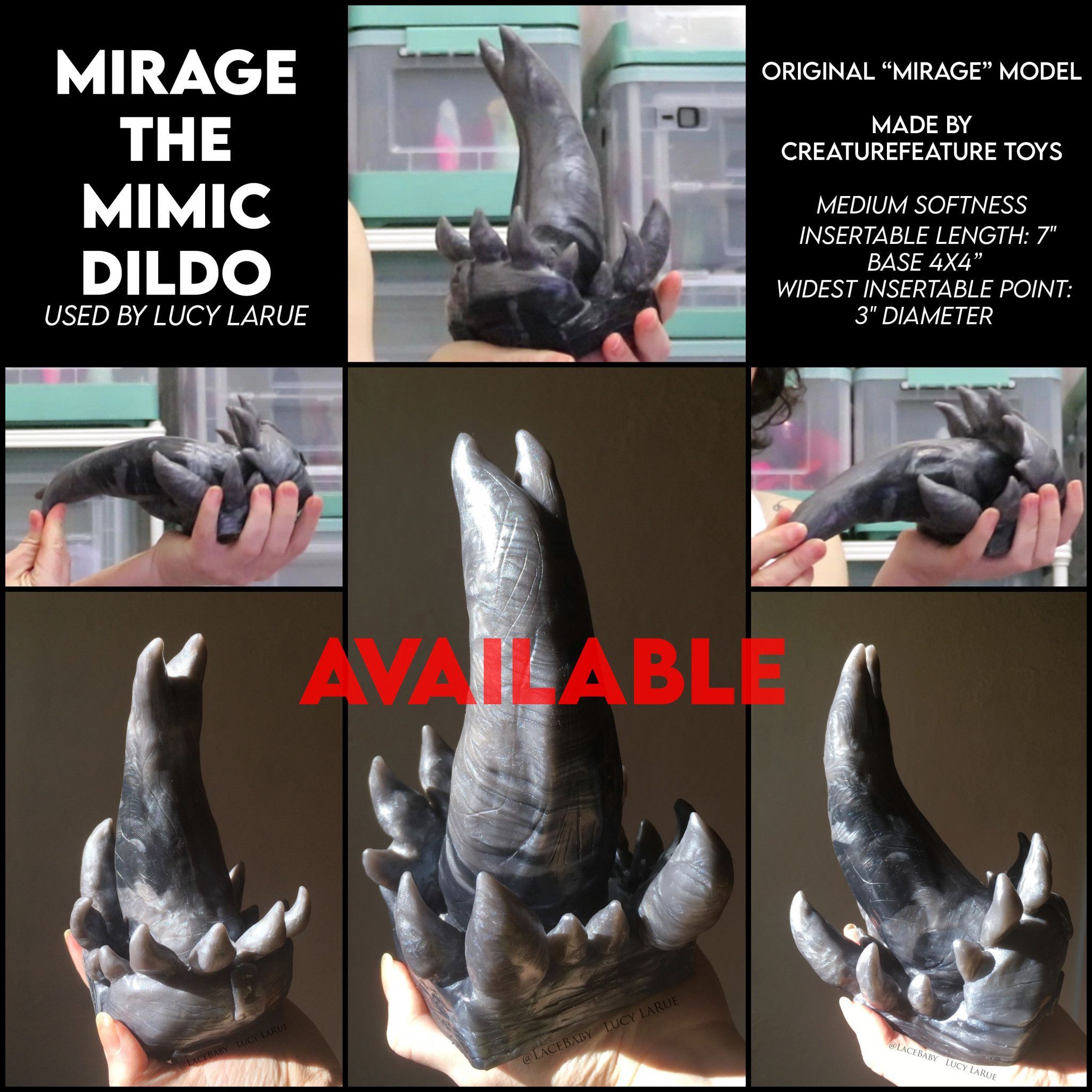 USED Mirage the Mimic Monster Dildo