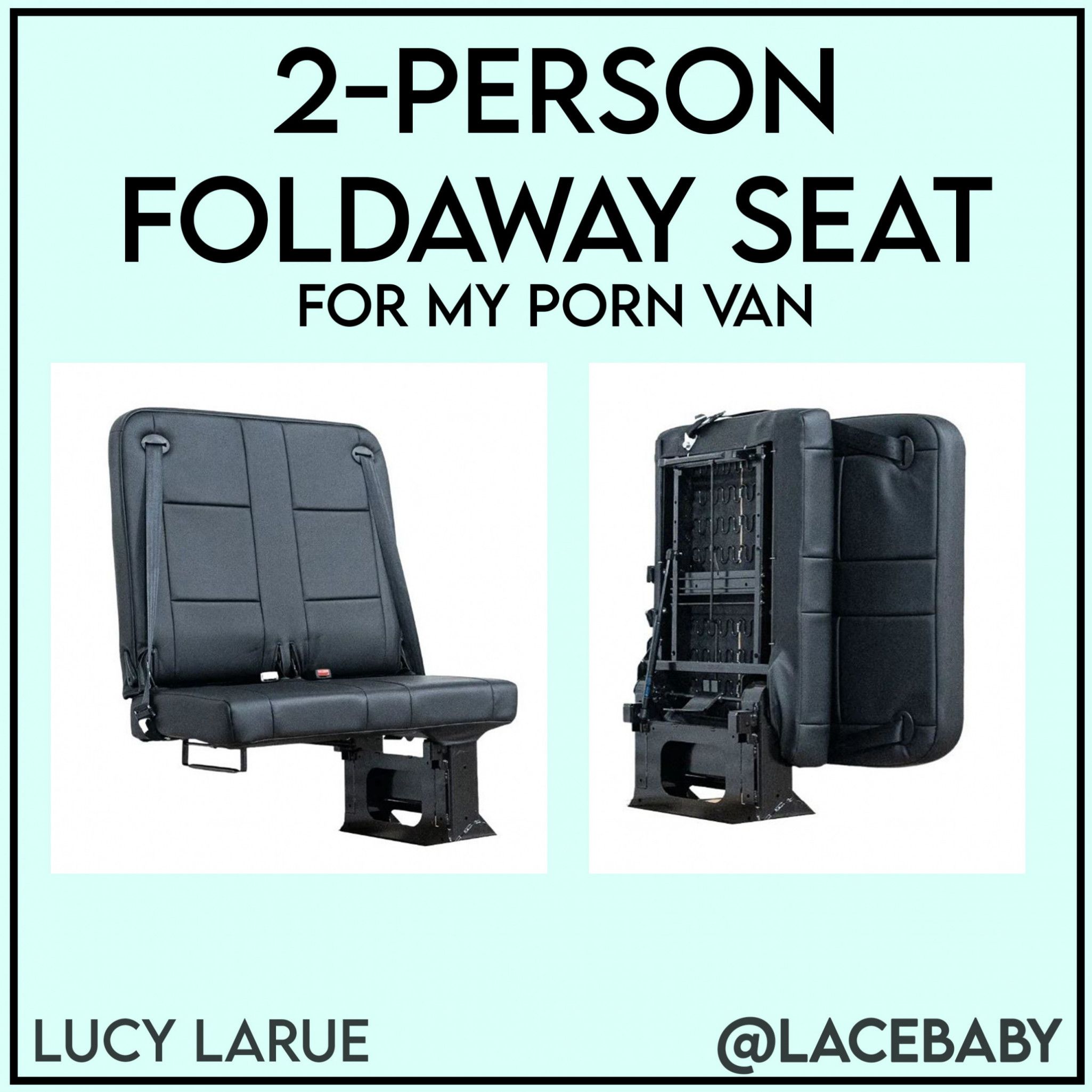 2 Person Foldaway Seat For My Porn Van