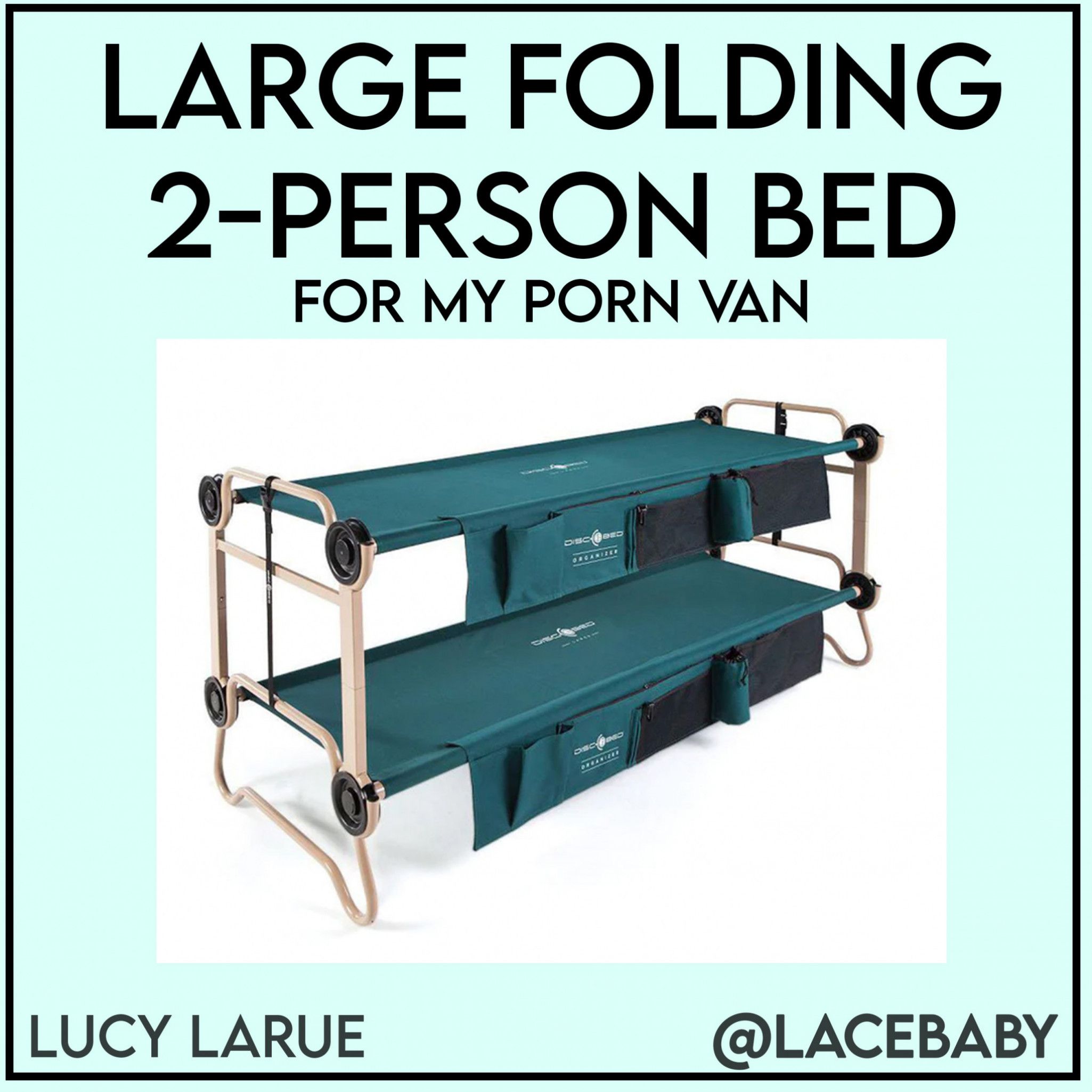 Large Folding 2 Person Bed For My Porn Van