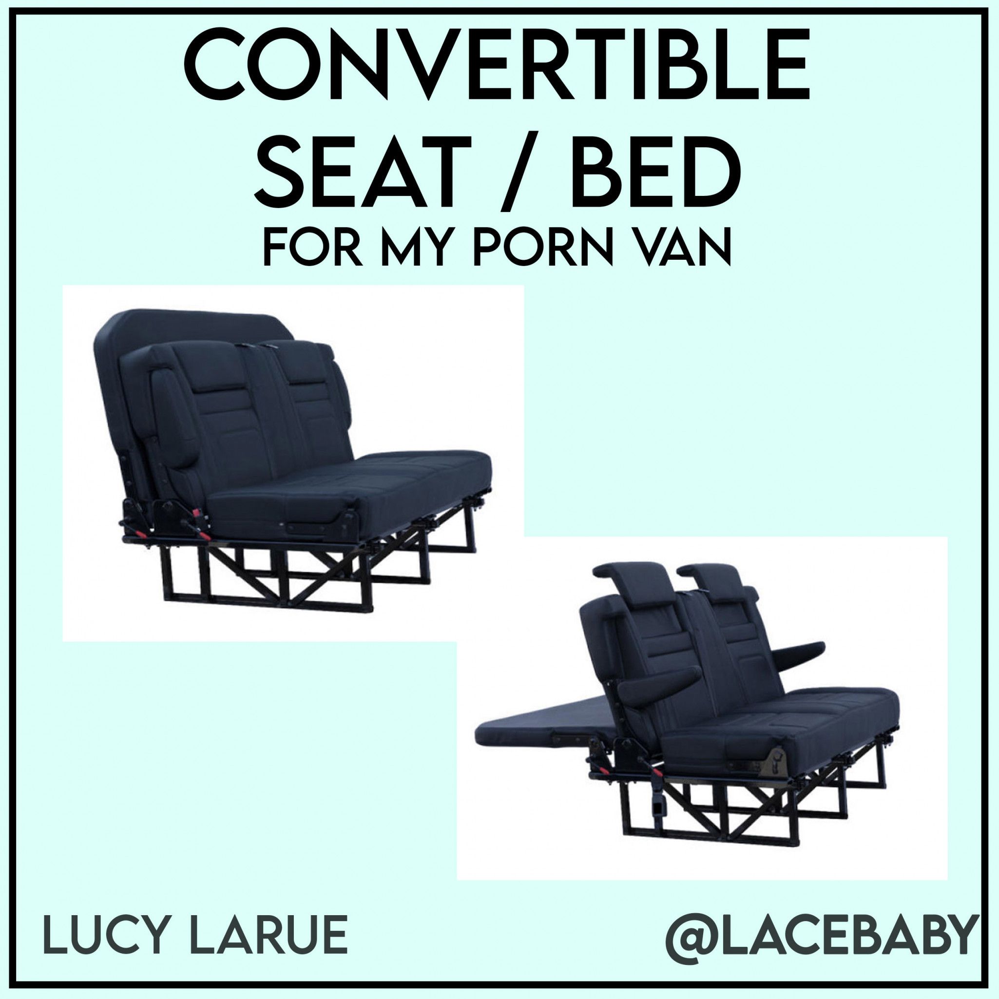 Tip Towards 3 Point Convertible Van Seat Bed For My Porn Van