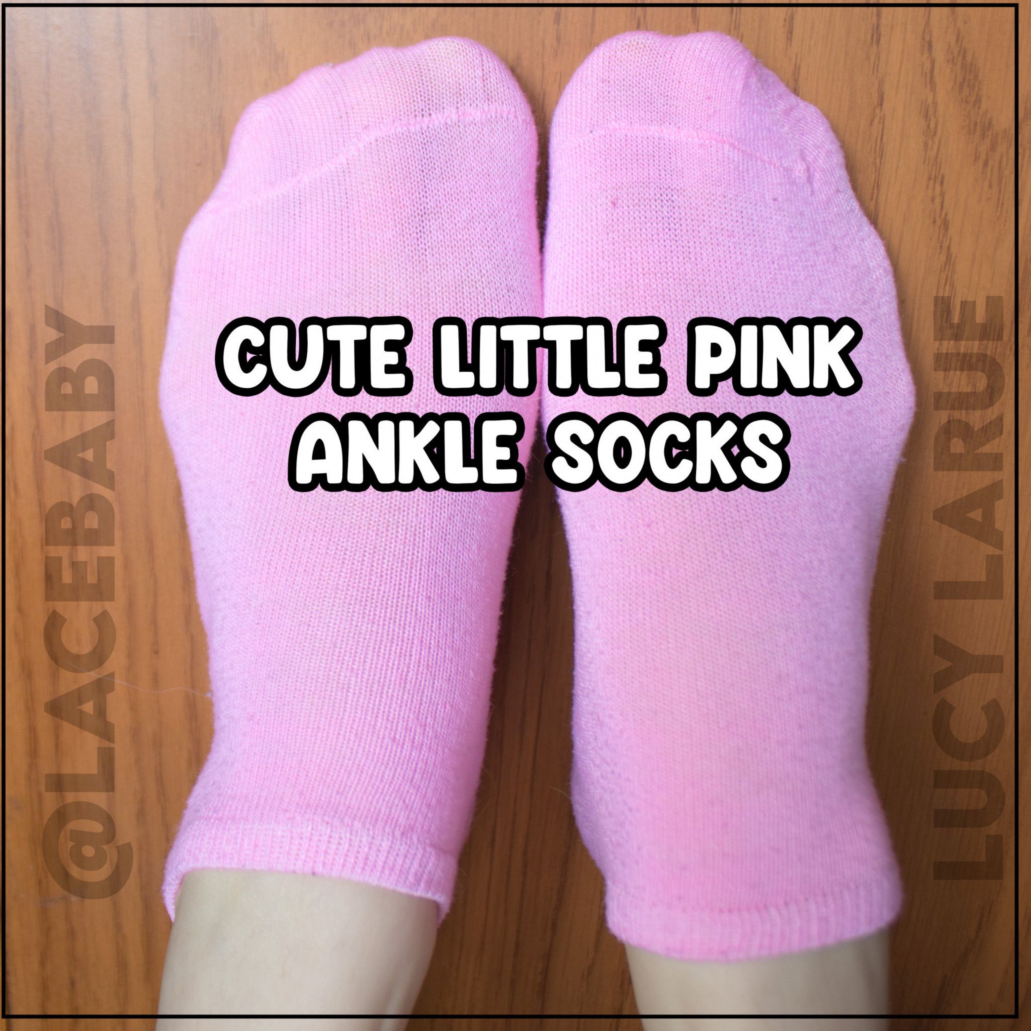 Cute Little Pink Ankle Socks