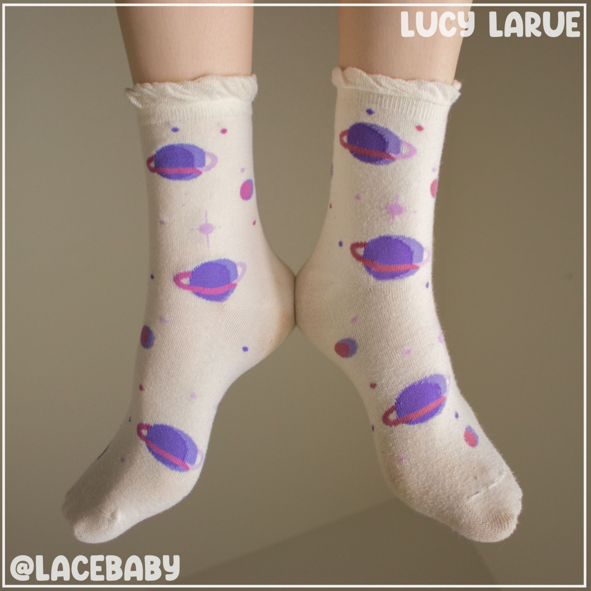 Purple Planet Socks