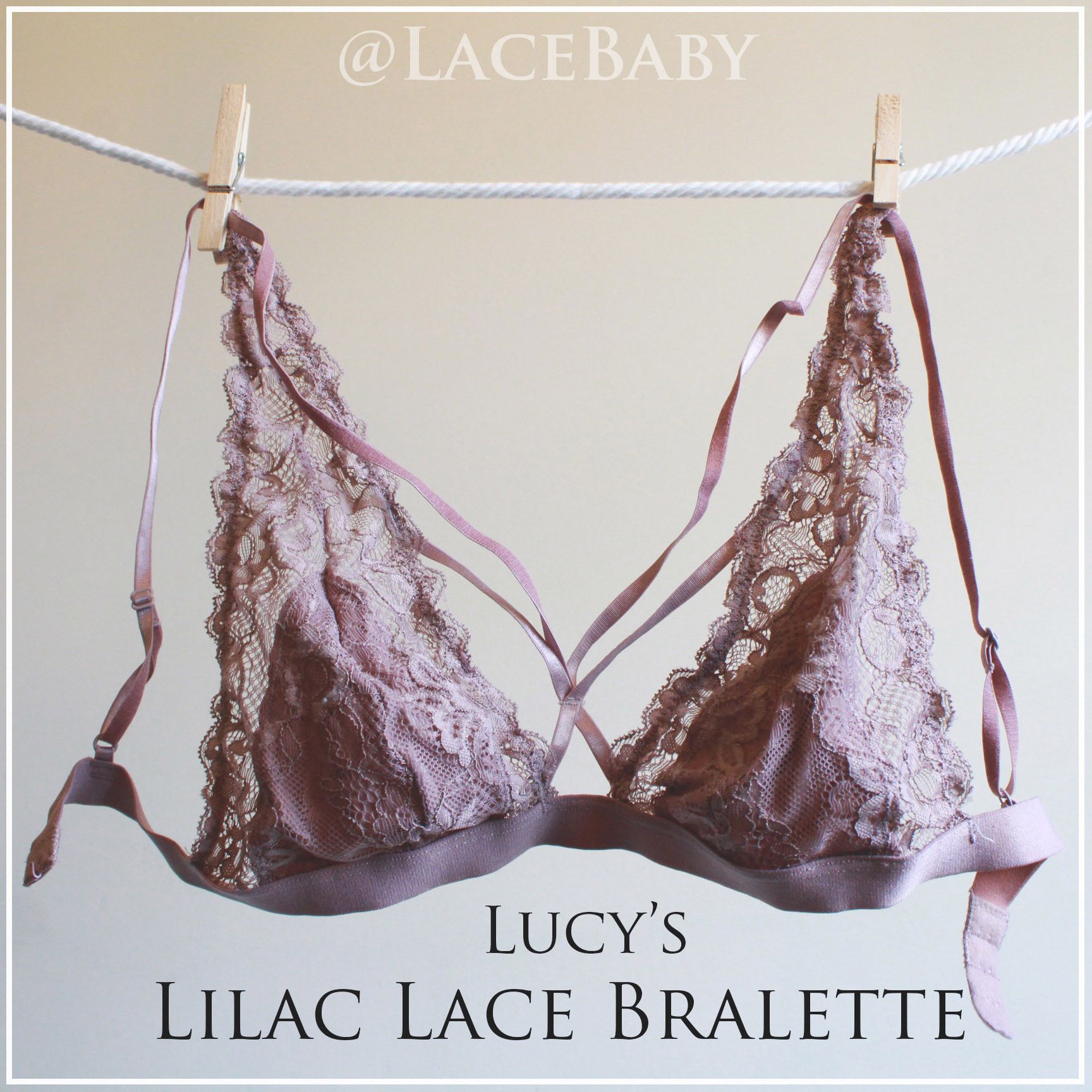 Lilac Lace Bralette