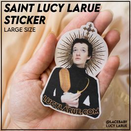 Saint Lucy LaRue Sticker Large Size