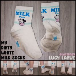 My Dirty White Milk Socks