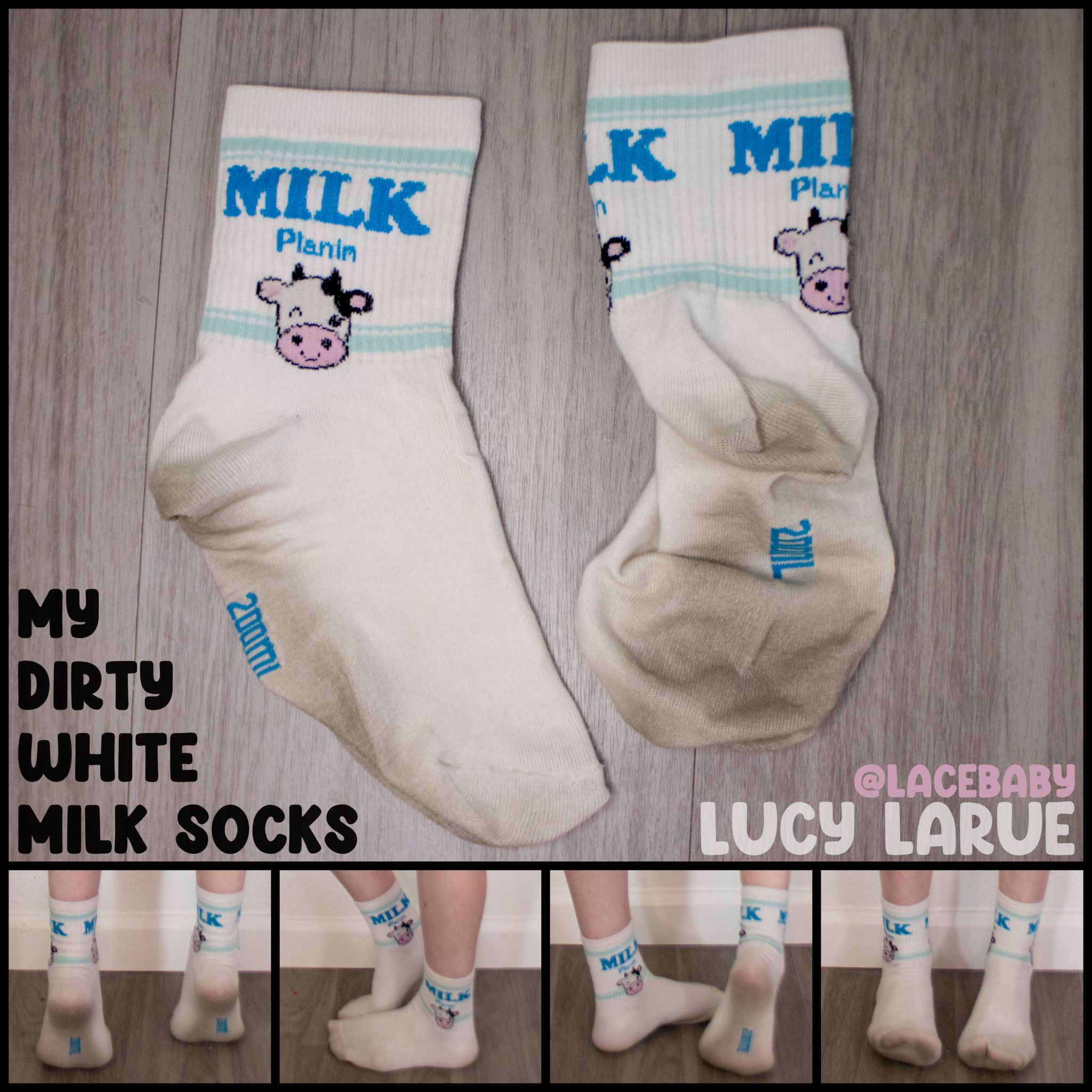 My Dirty White Milk Socks