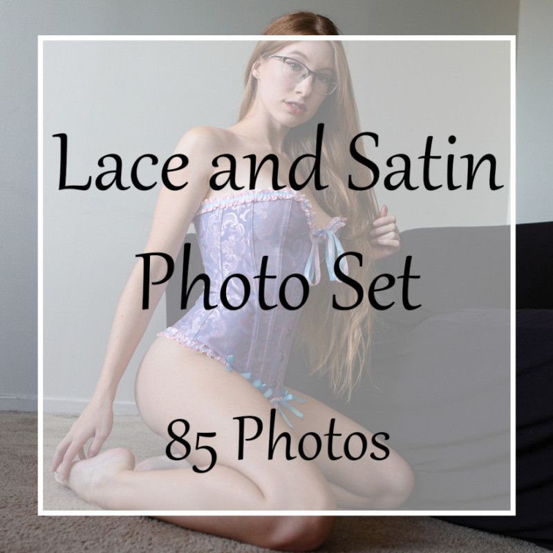 Lace and Satin Photo Set