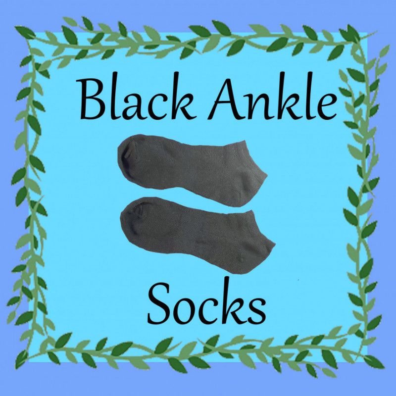 Black Ankle Socks