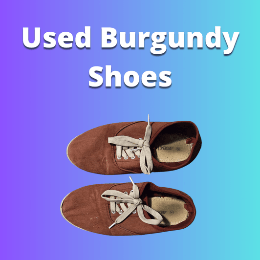 Used Burgundy Shoes