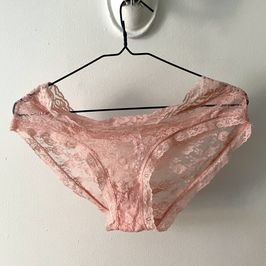 Pink Nude Lace Panties